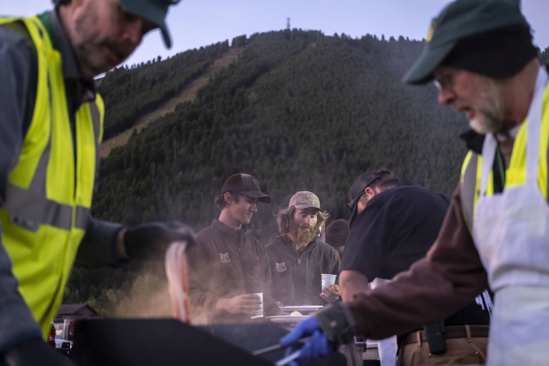 Saddle Butte firefighters breakfast